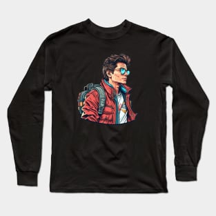 Back to the future Marty McFly Long Sleeve T-Shirt